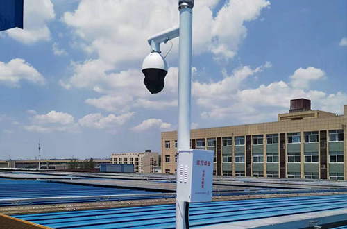 安庆屋顶新能源发电4G监控球机摄像头